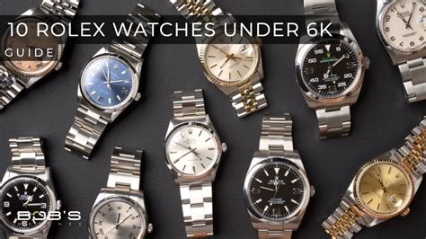 rolex under 6k